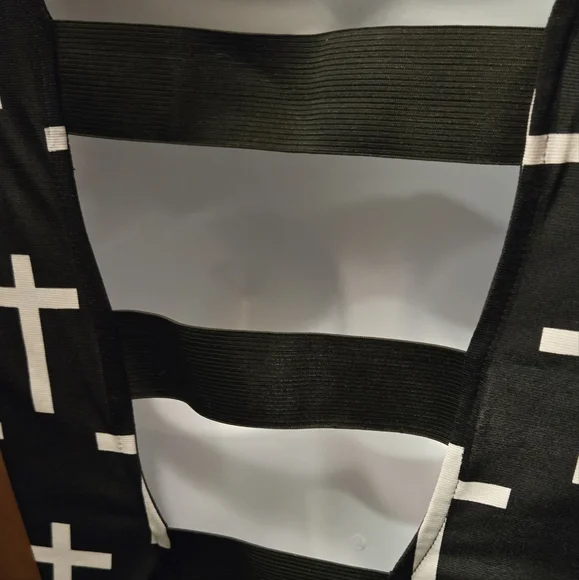 A'Gaci A'Gaci Black & White Cross Dress low back szL - Picture 6 of 7